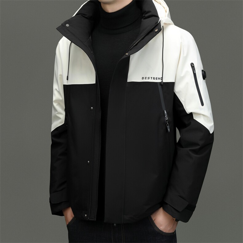 CSYR93990钱塘2020-2新款百搭简约冬季厚款中年男士羽绒服P285，男装羽绒服，钱塘207-2