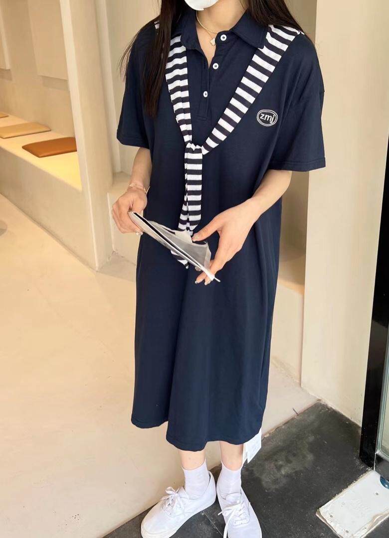 现货新款Polo连衣裙，女装连衣裙，MI MI(1F)