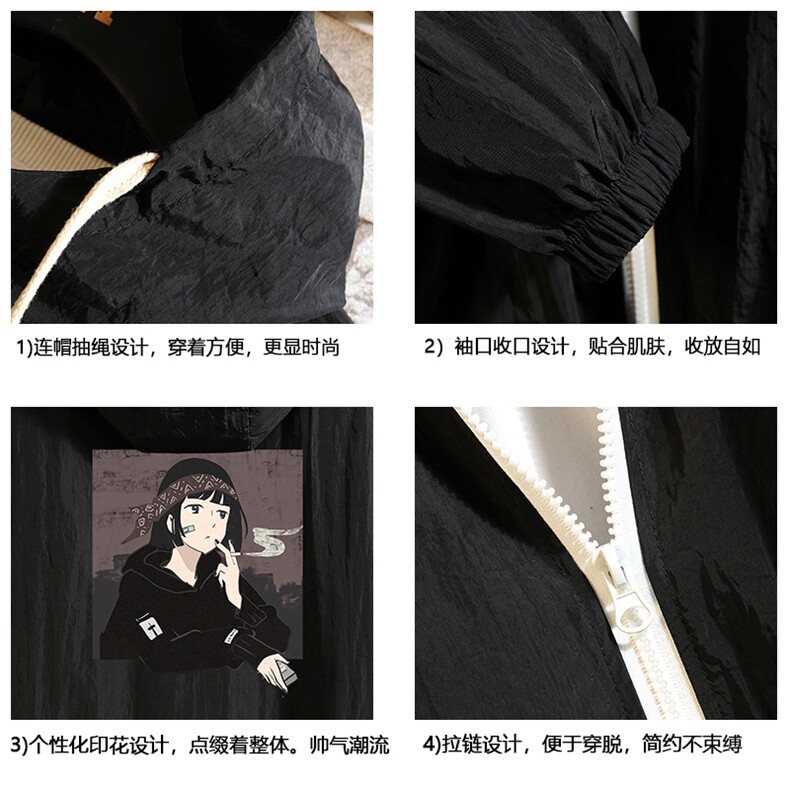 FS63122-P55薄款防晒衣男透气防紫外线钓鱼外套冰丝防晒服,男装夹克,电商A040A