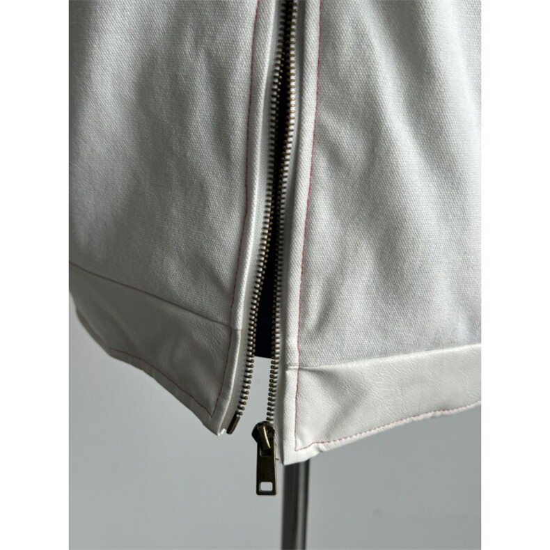 【有货】W195CC-特P72机车皮衣外套男高级感立领赛车服夹克,男装夹克,星座1007（原301D）