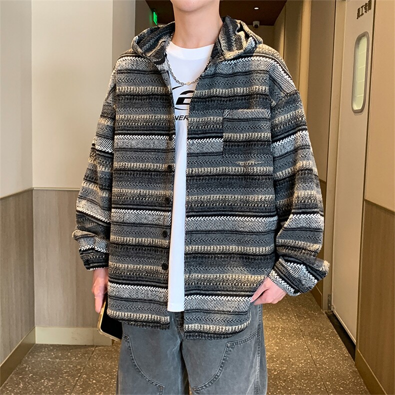 春秋季开衫美式小外套男女同款新款美式夹克XZ102B-1-J272P65,男装夹克,星座102B-1