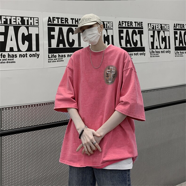 TX12P35夏季新款短袖宽松休闲T恤,男装T恤,星座517A-6