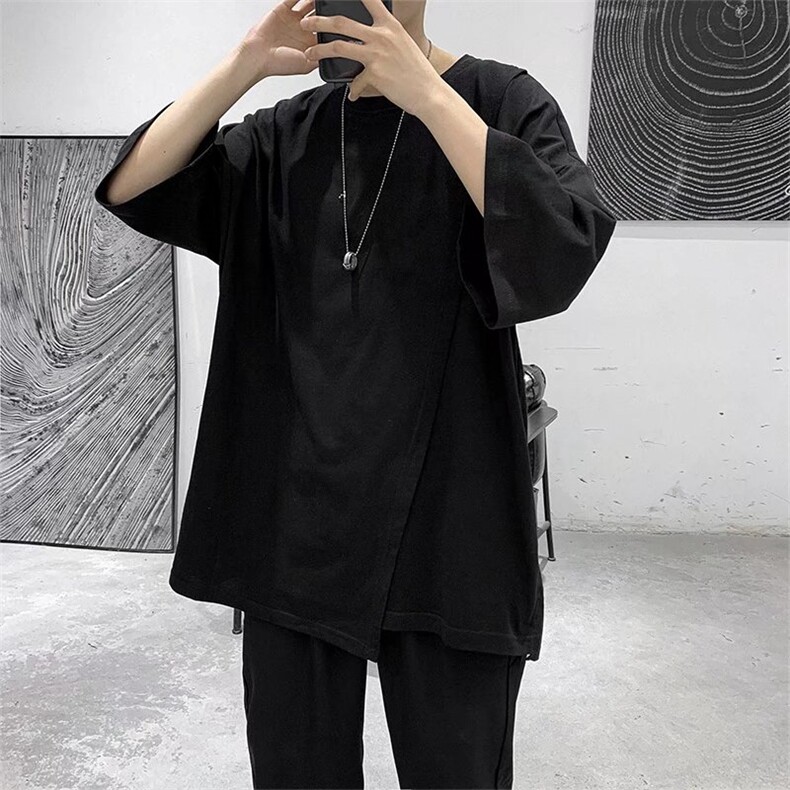 男圆领T恤宽松短袖T00101P26,男装T恤,星座1116-2