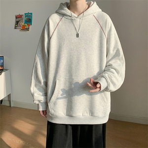 改华棉拼接走线连帽卫衣【现货】C403A-T89-特P45图片