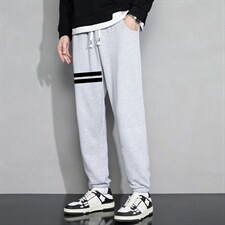 休闲裤男22秋冬新款舒适百搭运动裤潮牌修身工装裤学生卫裤Z920，男装休闲裤，星座815-2