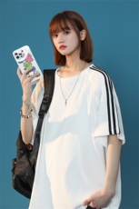 T3071/P35夏季中性风运动T恤男女华夫格短袖上衣大码半袖t恤控49，男装T恤，电商A141