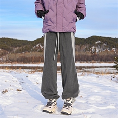 A408-24K20073JR-P75-X98-M-3XL日系休闲束脚加厚加绒摇粒绒裤子，男装休闲裤，电商A408