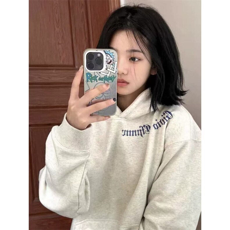 美式潮牌连帽卫衣秋冬季新款宽松外套WCX221-P47,女装短外套,星座208-5