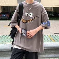 B239-D311-P28夏季短袖t恤男趣味卡通印花体恤上衣，男装T恤，星座514-2(原B239)
