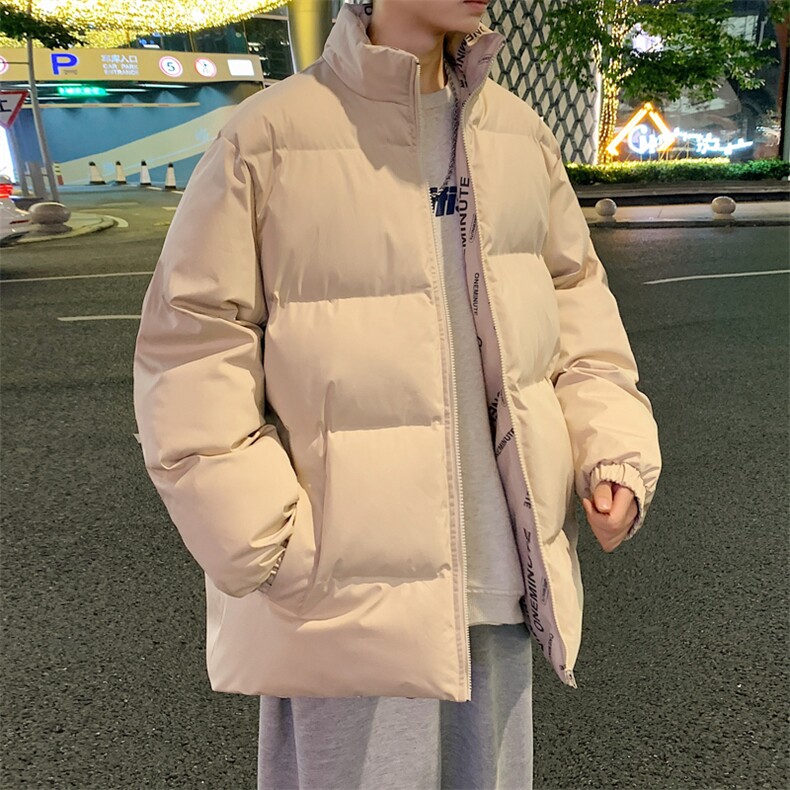 棉服外套男士秋冬季2025新款黑色立领加厚防寒保暖青少年棉衣ZM04,男装棉衣,星座310B-1