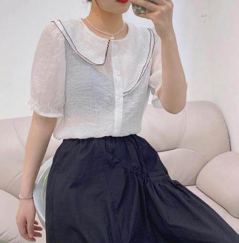 夏季新款洋气小衫，女装，依洛菲