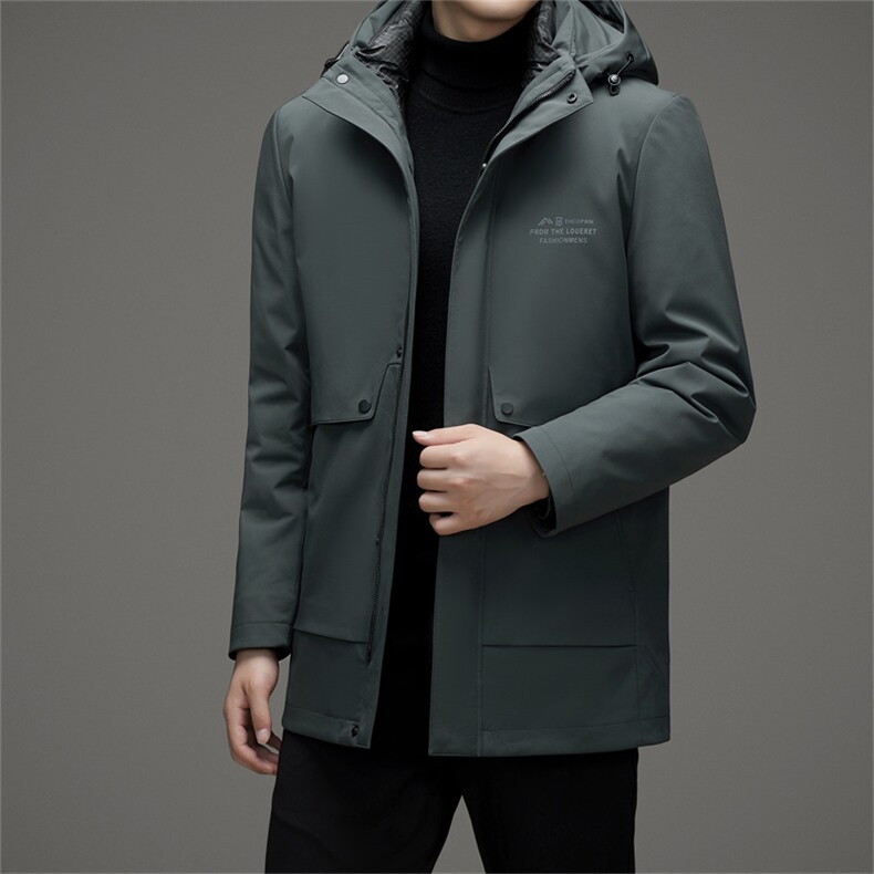 V3133钱塘2020-3冬季厚款商务休闲中年男士85鹅绒羽绒服P273,男装羽绒服,钱塘207-3