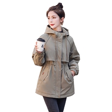 时尚洋气加绒加厚外套女2025冬季新款宽松显瘦工装派克服棉服，女装棉衣/棉服，以桐