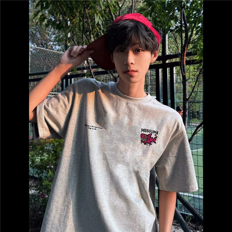 1506/QY5230/P33冰爽棉凉感男式T恤短袖合身上衣印花文化衫,男装T恤,星座1506