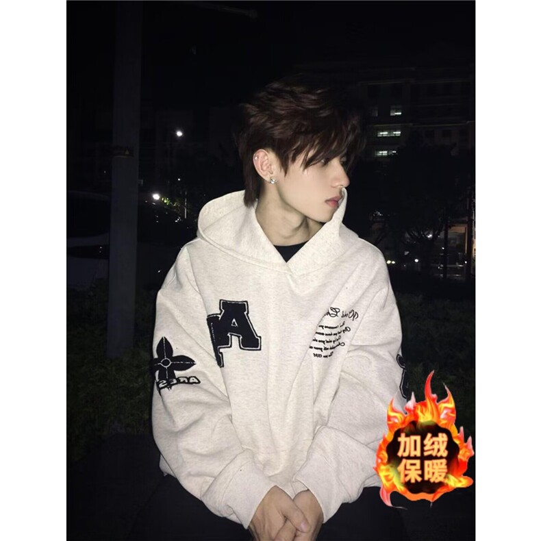 慵懒百搭气质卫衣日系文艺时尚新款原宿流行简约潮流WY910R图片