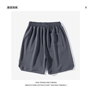 潮流舒适休闲宽松五分裤运动直筒短裤开叉XD2310特批32图片