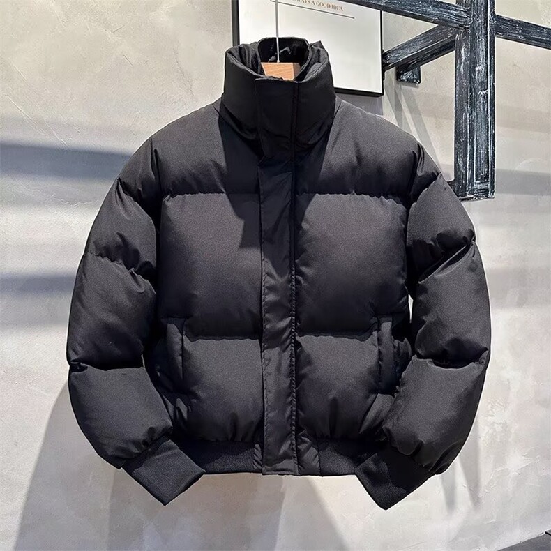 现货美式宽松短款假两件加厚立领棉服M702P90,男装棉衣,星座205-3