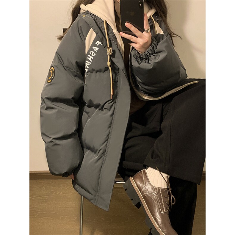 冬季宽松/假两件休闲外套潮加厚棉衣XZ102B-1M8007-P125,男装棉衣,星座102B-1