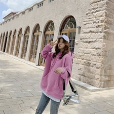 大货已出20秋款假两件卫衣262A-W001-P95-K148，女装卫衣/绒衫，Yologo