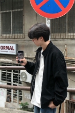 特P90无差价新款百搭双面穿简约夹克外套-HJ5712港风街头，男装夹克，电商A003