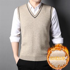 爸爸装毛衣马甲中年男士背心中年人针织衫老人坎肩马夹HPN997-P80，男装背心/马甲，电商B212（原钱塘6029）