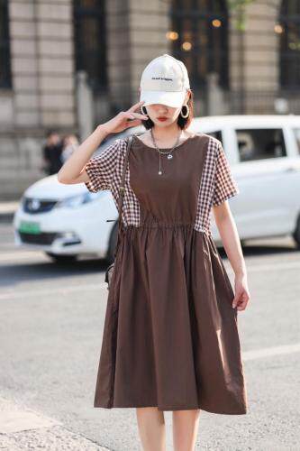 现货韩版连衣裙，女装连衣裙，春语雨桐