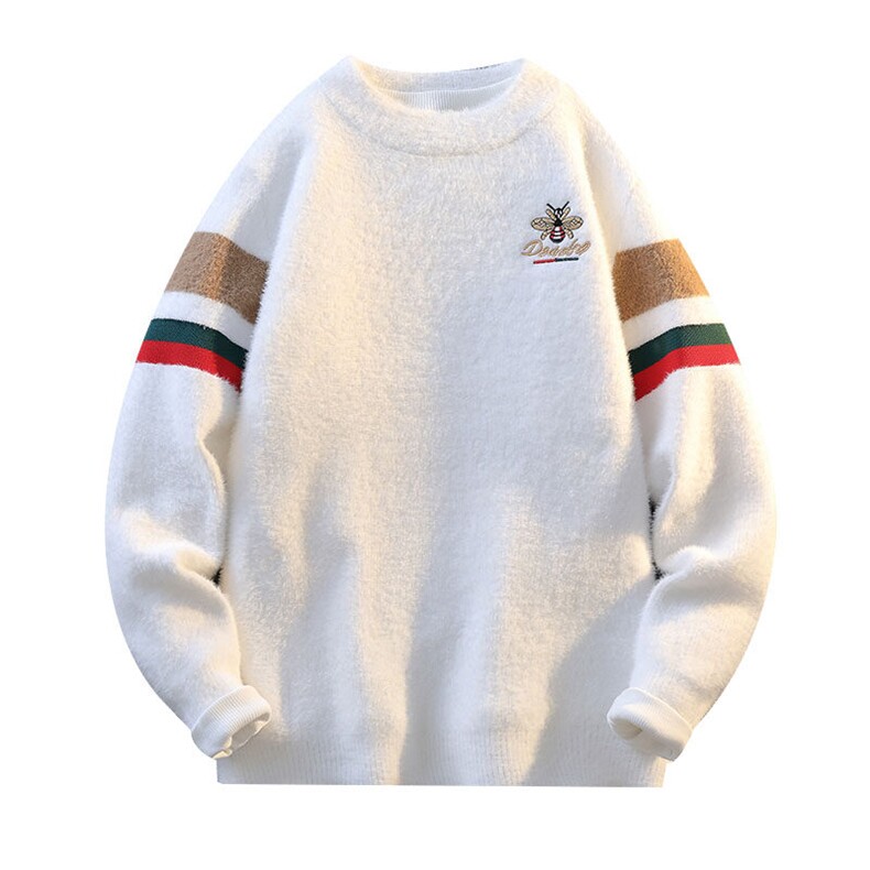 2024【新品】秋冬新款男士仿貂绒针织衫潮流百搭毛衣-M5151-P40,男装针织衫/毛衣,星座1105