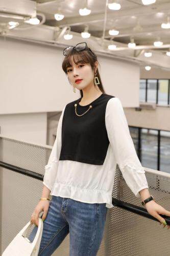 拼接小衫，女装，杰莎轩盟
