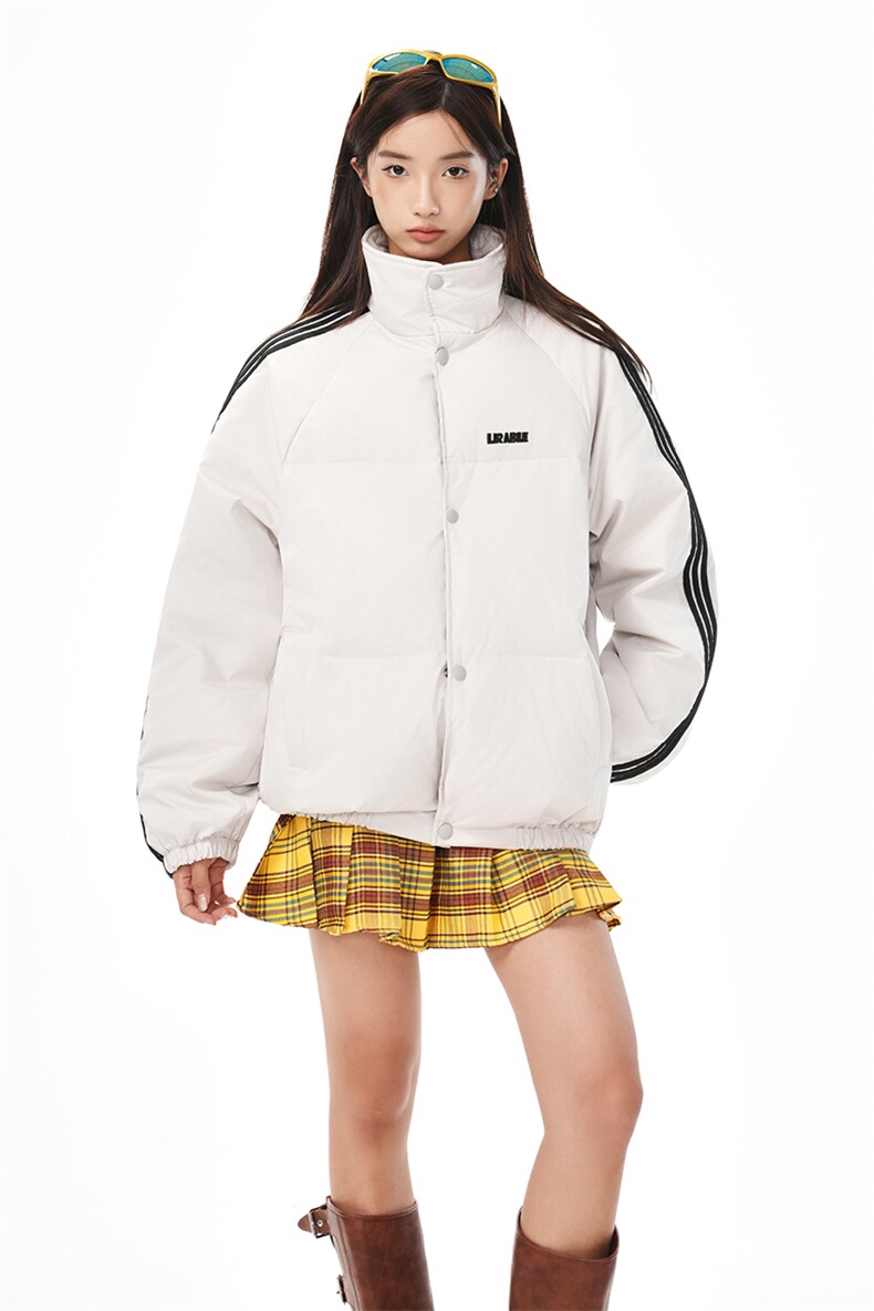 90白鸭绒简约立领外套纯色加厚羽绒服225-2-Y212-P235控318,男装羽绒服,星座225-2