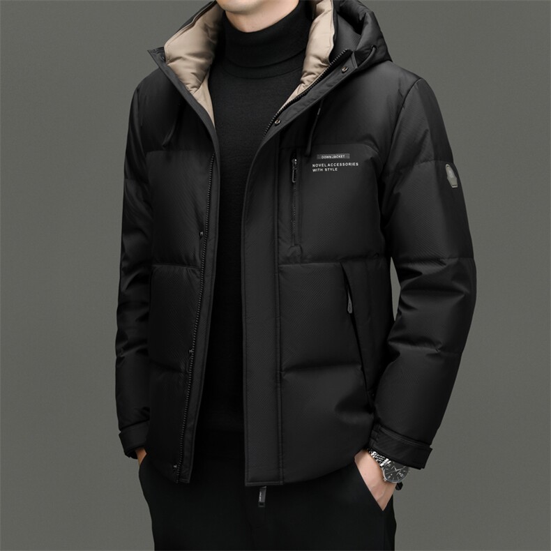DF31822钱塘2020-2时尚休闲冬季厚款简约中年男士羽绒服P283,男装羽绒服,钱塘207-2