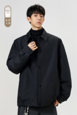 2025冬季新款港风无影墙大码90%白鸭绒羽绒服M-3XLGC02-特P209，男装羽绒服，电商A022