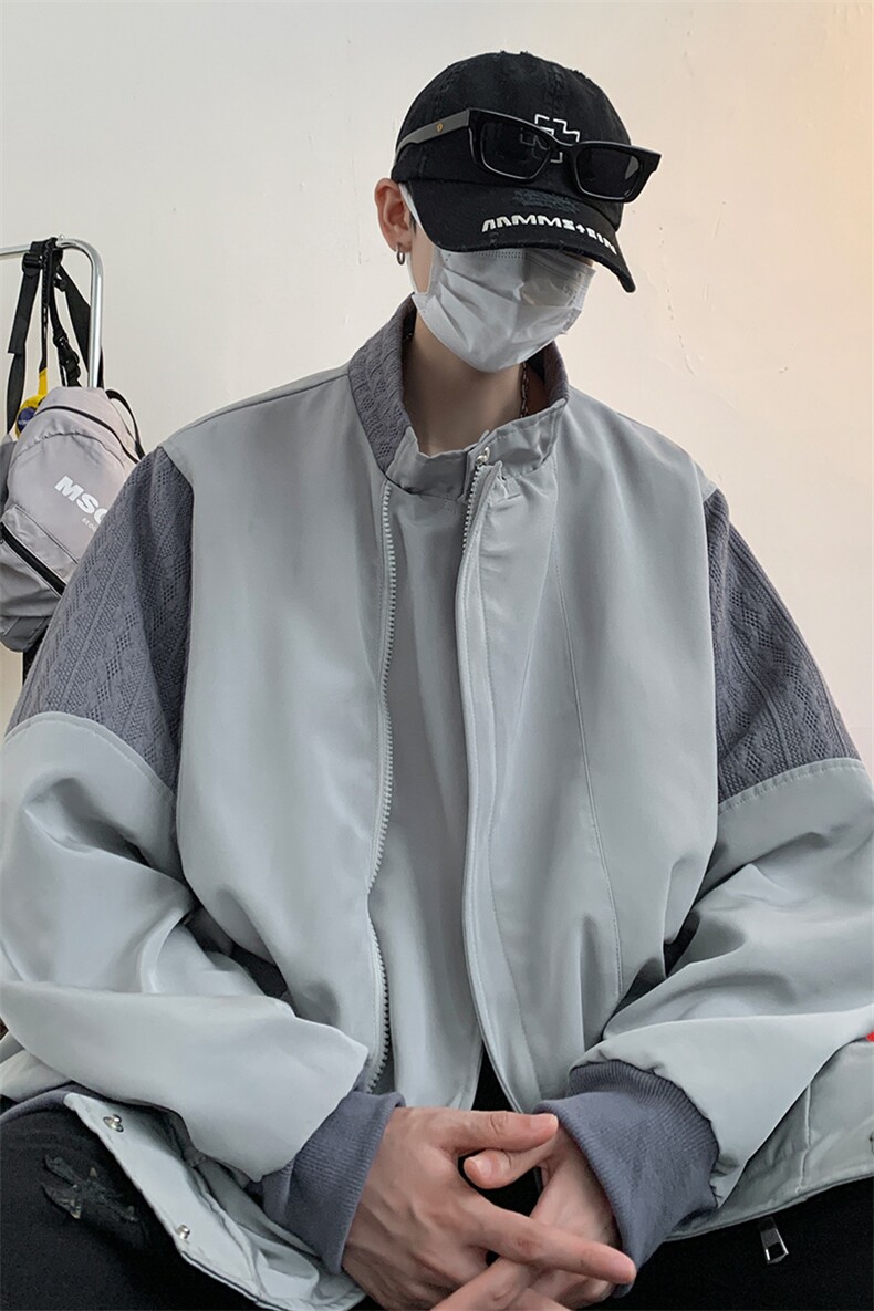 抖音直播！垫肩阿尔法飞行员夹克男CP35-70,男装夹克,电商B371