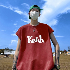 量大优供视频得物直播品230克夏季麂皮绒背心无袖T恤BJ366，男装背心/马甲，电商A486