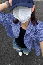 格子衬衫春夏美式短袖衬衫港风情侣装休闲衬衣CS286-P30，男装衬衫，星座301C-5