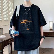 ！2026夏季新款男士百搭潮牌短袖T恤半袖体恤T2563特P25，男装T恤，电商B220