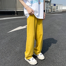 8XL-M特大码高级垂坠感休闲裤男薄款冰丝裤宽松直筒拖地裤K964P48，男装休闲裤，电商D206-1