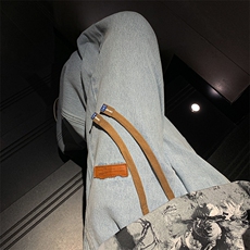 8XL-M特大码牛仔裤男宽松直筒裤子加肥加大码K908P50控68，男装牛仔裤，电商D206-1