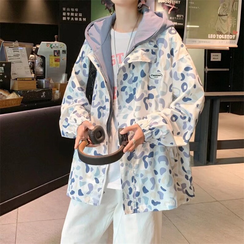 新款韩版潮流宽松连帽青少年休闲ins潮牌外套WT6607p60,女装短外套,星座1013