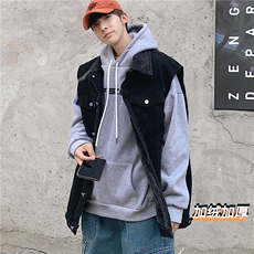 MJ205J-p68-限价98抖音情侣工装棉马甲男冬季外穿大码羊羔毛，男装工装外套，星座116