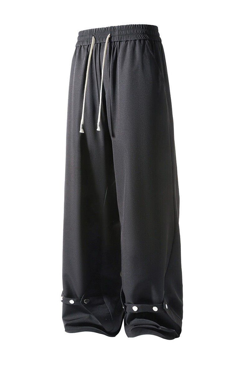 冰丝金属合扣百搭休闲裤K013立体92%聚酯纤维8%氨纶(S-2XL)TP25,男装休闲裤,电商A088