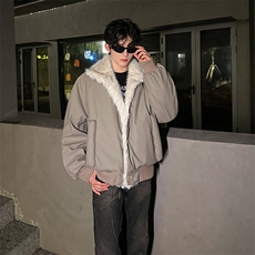 405A美式高街大毛领短款棉衣座山雕棉服MY25811-特批90控178，男装棉衣，星座405A
