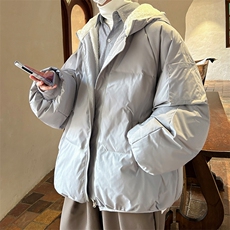 控128加绒面包服男大码羊羔毛棉衣男MY16286-P100，男装棉衣，电商A040