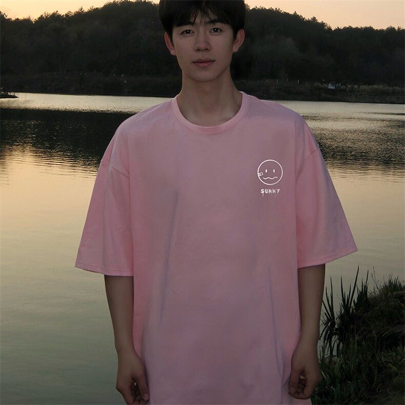 230g重磅纯棉短袖t恤男大码半袖半截袖DX17072-P20,男装T恤,电商A040