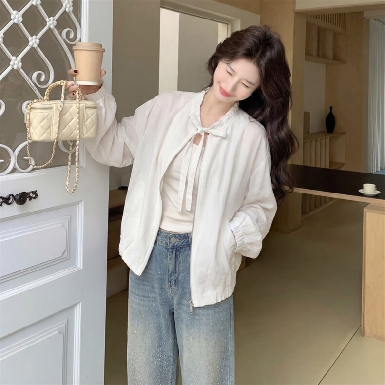 现货春夏主推款棉麻外套防晒衣p125-k198,女装短外套,丝露怡语