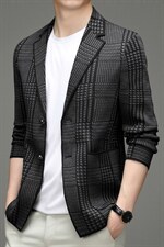 BW21059钱塘2020-2秋季新款时尚潮流男士西服格纹修身男外套P263，男装西服，钱塘207-2