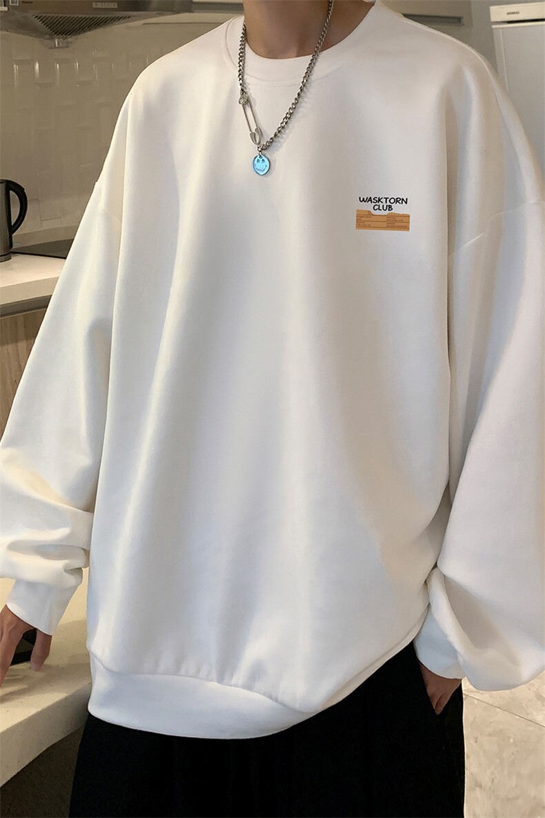 麂皮绒卫衣男大码重磅长袖t恤男JW81350-P35,男装卫衣,电商A040