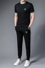 2023夏季套装男士冰丝短袖t恤潮牌运动休闲时尚百搭男装，男装休闲套装，电商B212（原钱塘6029）