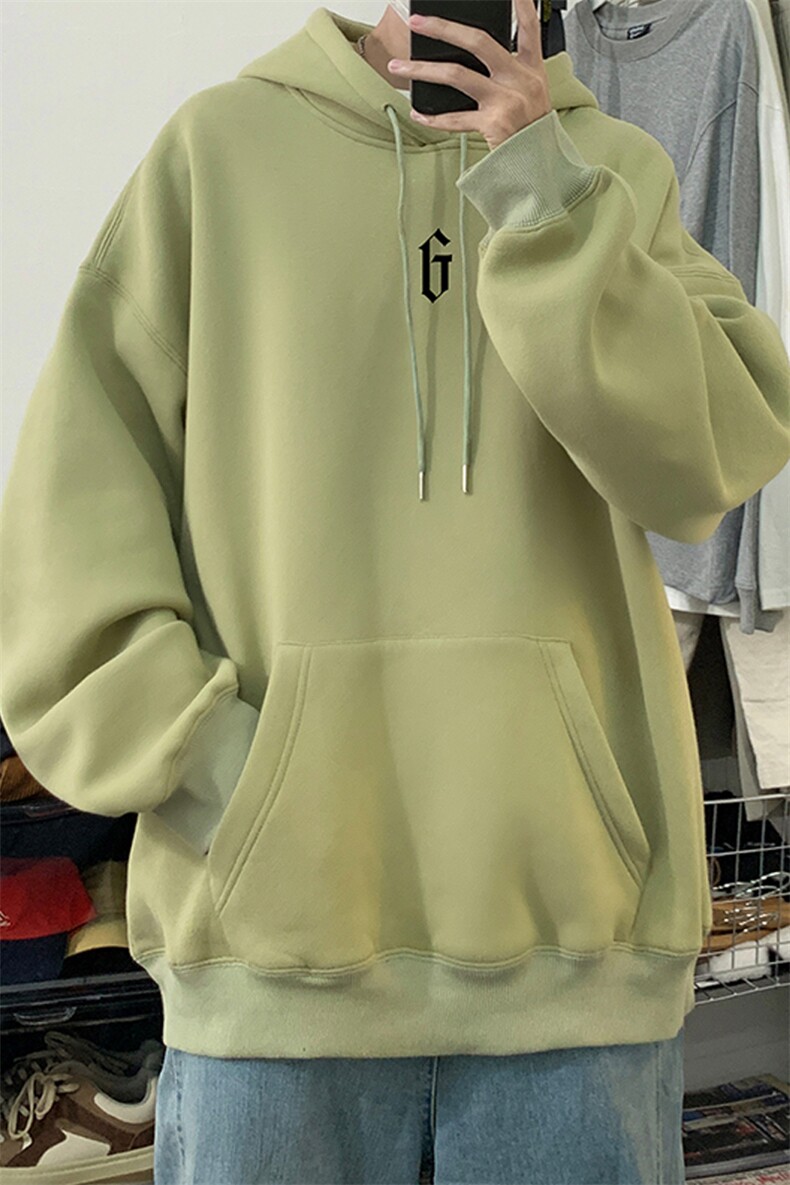 ！连帽圆领卫衣男装港风帽衫男LM84-P35,男装卫衣,电商B367