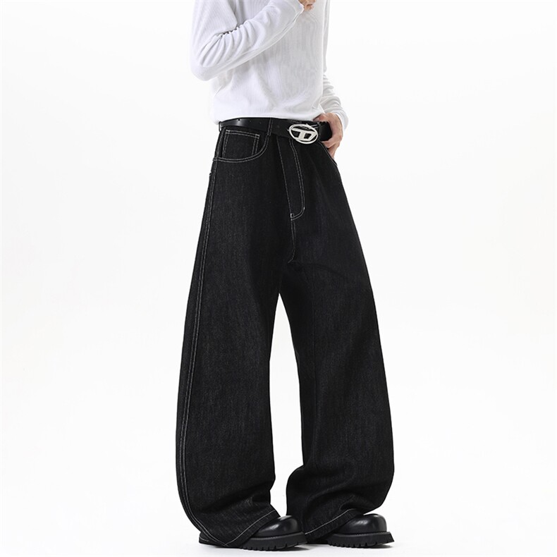 【现货】XZ1218(原611-3)BK1315特价P52美式斜门襟弯刀牛仔裤,男装牛仔裤,星座1218（原611-3）