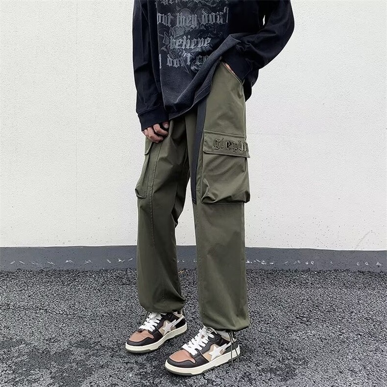 男春季新款港风休闲裤工装裤R520P43,男装休闲裤,星座1116-2